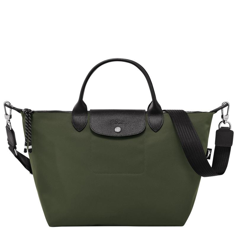 Borsa a Mano Donna Longchamp Le Pliage Energy L Khaki | UELAR-0259