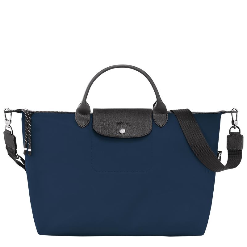 Borsa a Mano Donna Longchamp Le Pliage Energy XL Blu Marino | SWIPG-8974