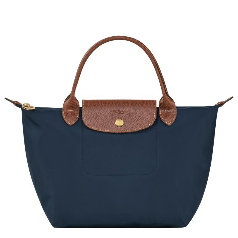 Borsa a Mano Donna Longchamp Le Pliage Original S Blu Marino | QHFBM-4892