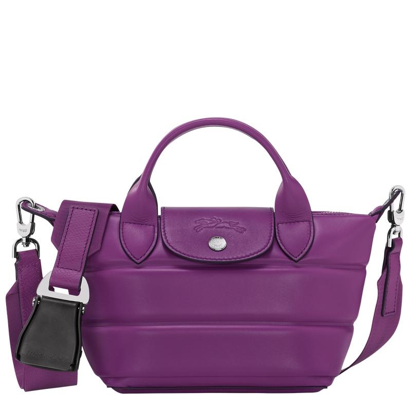 Borsa a Mano Donna Longchamp Le Pliage Xtra XS Viola | OCFYL-1549