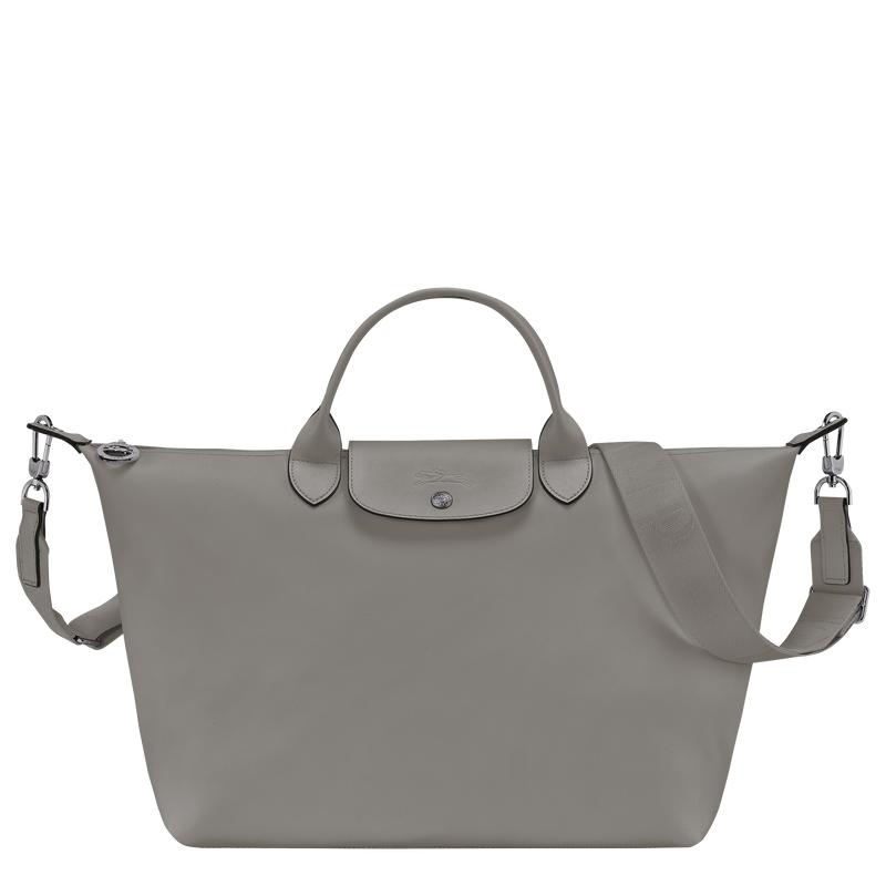 Borsa a Mano Donna Longchamp Le Pliage Xtra L Grigie | SFJWR-3690