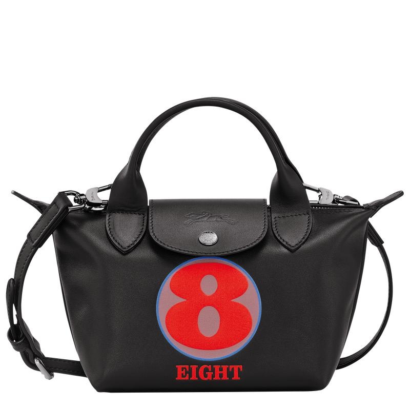 Borsa a Mano Uomo Longchamp x Robert Indiana XS Nere | ODKML-7085