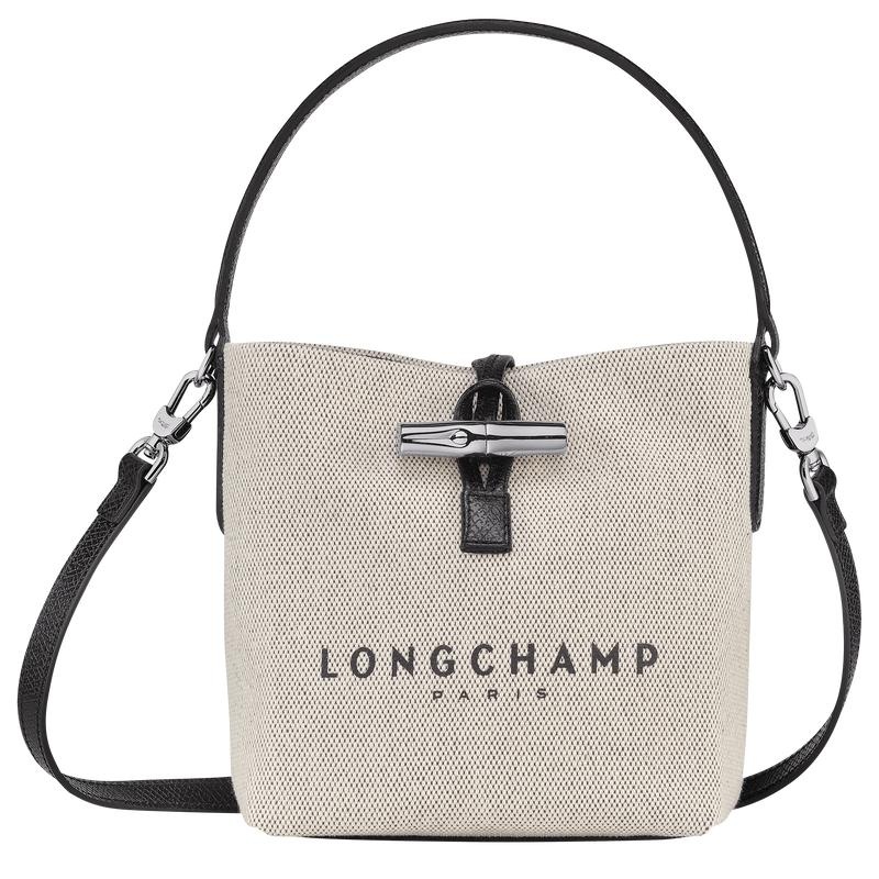 Borse A Secchiello Donna Longchamp Essential XS Bianche | QAIJH-5376