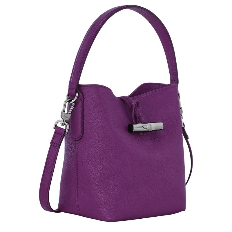 Borse A Secchiello Donna Longchamp Roseau XS Viola | XKJVL-4103