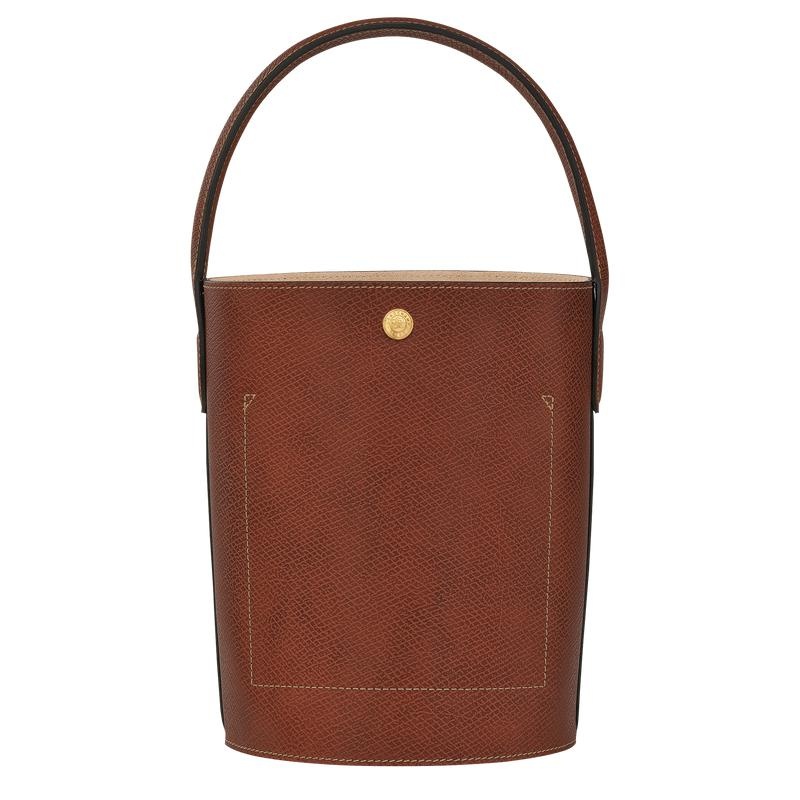 Borse A Secchiello Donna Longchamp Épure S Marroni | EKGFQ-6034