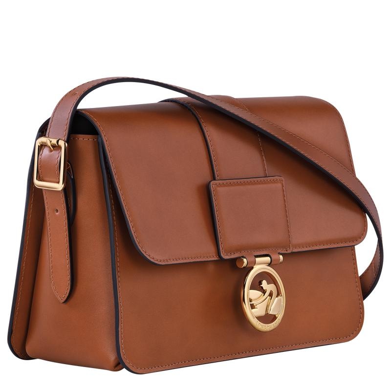 Borse Crossbody Donna Longchamp Box-Trot M Marroni | PIVXH-9341