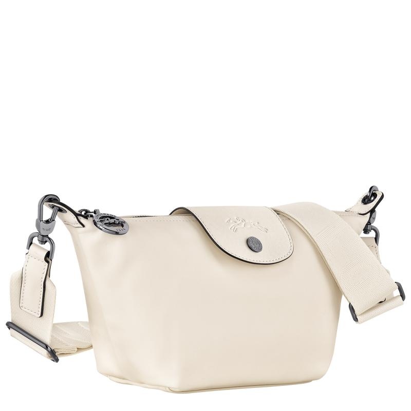 Borse Crossbody Donna Longchamp Le Pliage Xtra XS Bianche | WOFQZ-2590