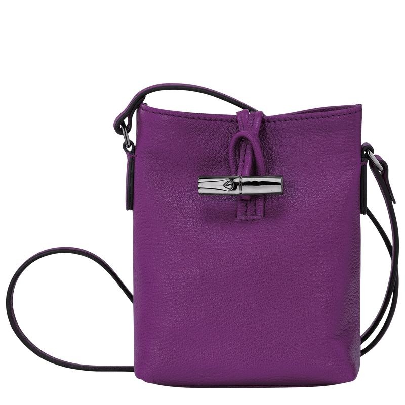 Borse Crossbody Donna Longchamp Roseau XS Viola | LBZCK-6821