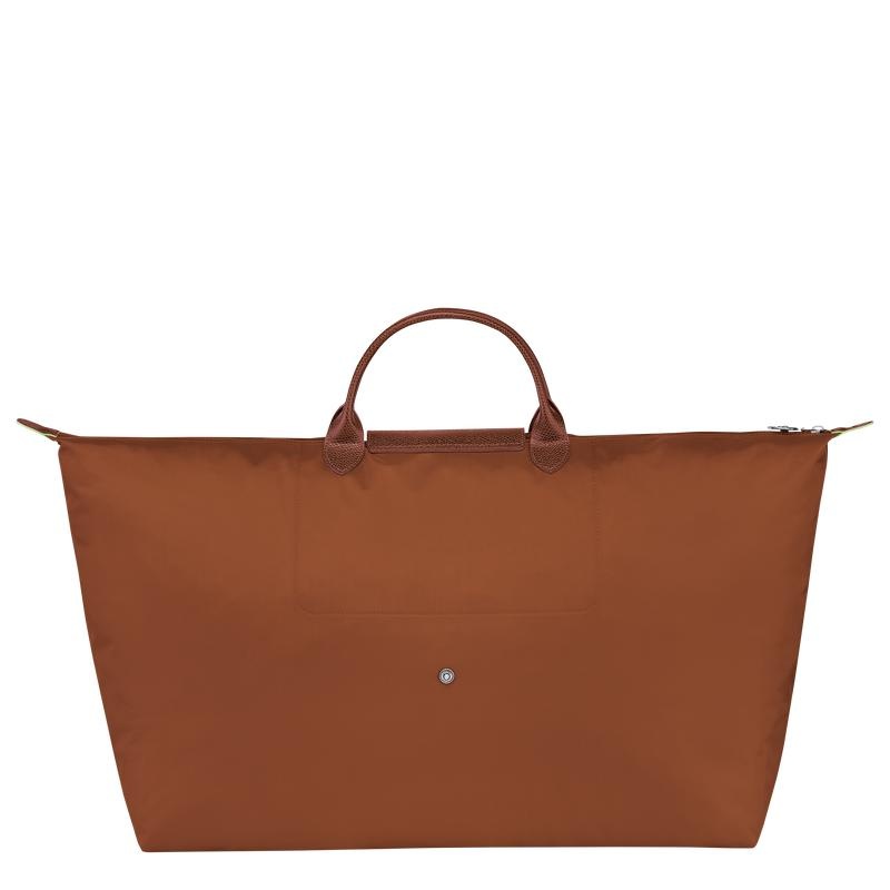 Borse Da Viaggio Donna Longchamp Le Pliage Green M Marroni | KOQJB-6527