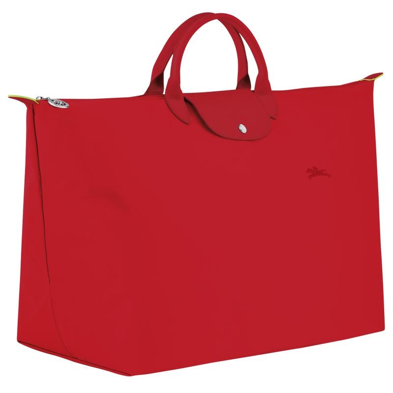 Borse Da Viaggio Donna Longchamp Le Pliage Green M Rosse | OXUKI-1856