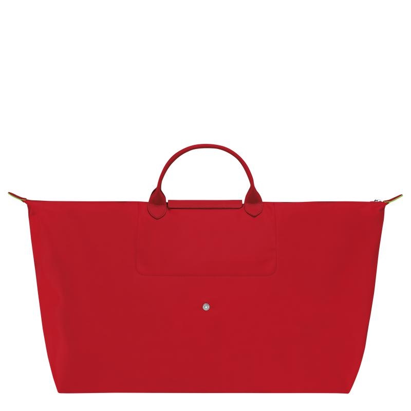 Borse Da Viaggio Donna Longchamp Le Pliage Green M Rosse | OXUKI-1856