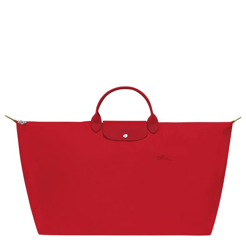 Borse Da Viaggio Donna Longchamp Le Pliage Green M Rosse | OXUKI-1856