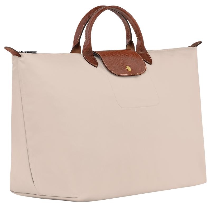 Borse Da Viaggio Donna Longchamp Le Pliage Original S Bianche | VXQYN-3479