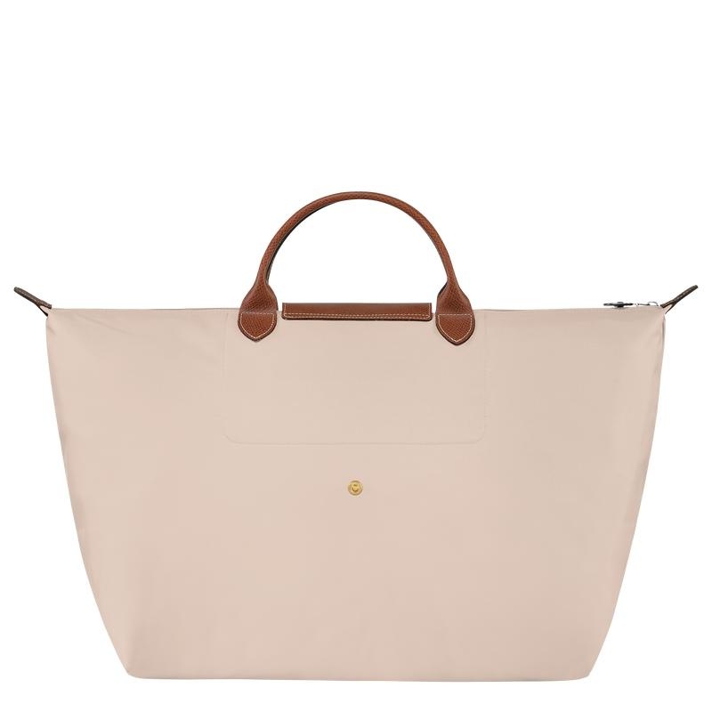 Borse Da Viaggio Donna Longchamp Le Pliage Original S Bianche | VXQYN-3479