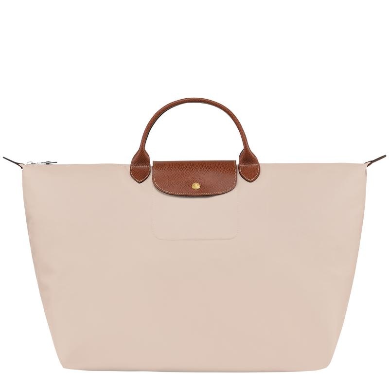 Borse Da Viaggio Donna Longchamp Le Pliage Original S Bianche | VXQYN-3479