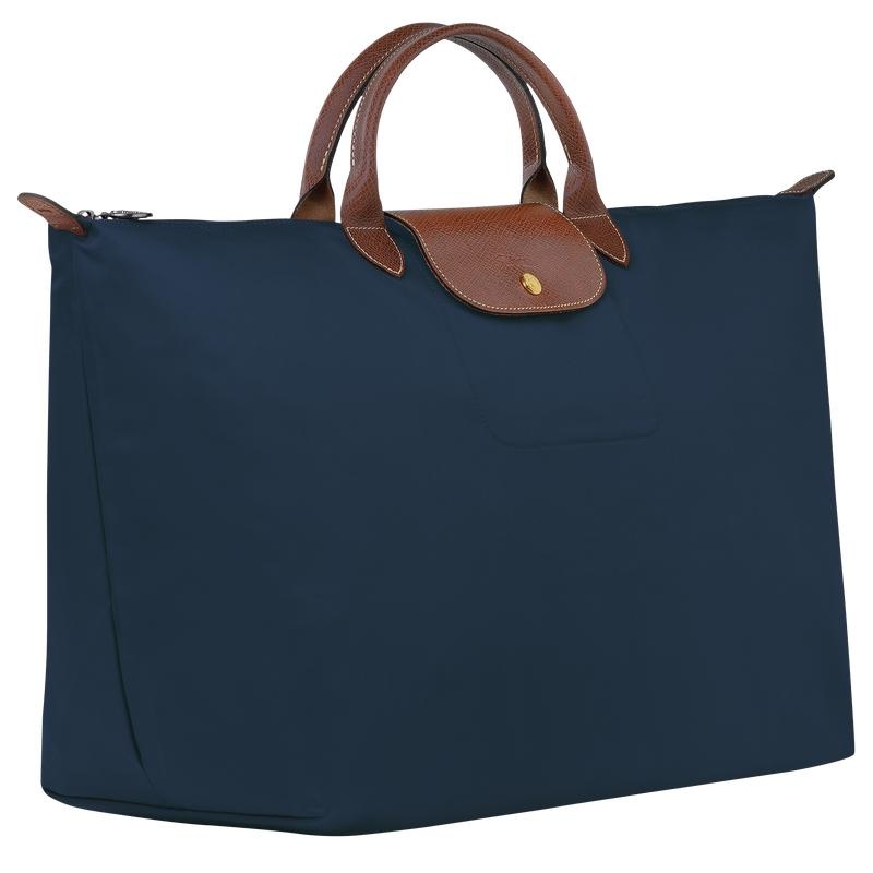 Borse Da Viaggio Donna Longchamp Le Pliage Original S Blu Marino | NGFAW-6357