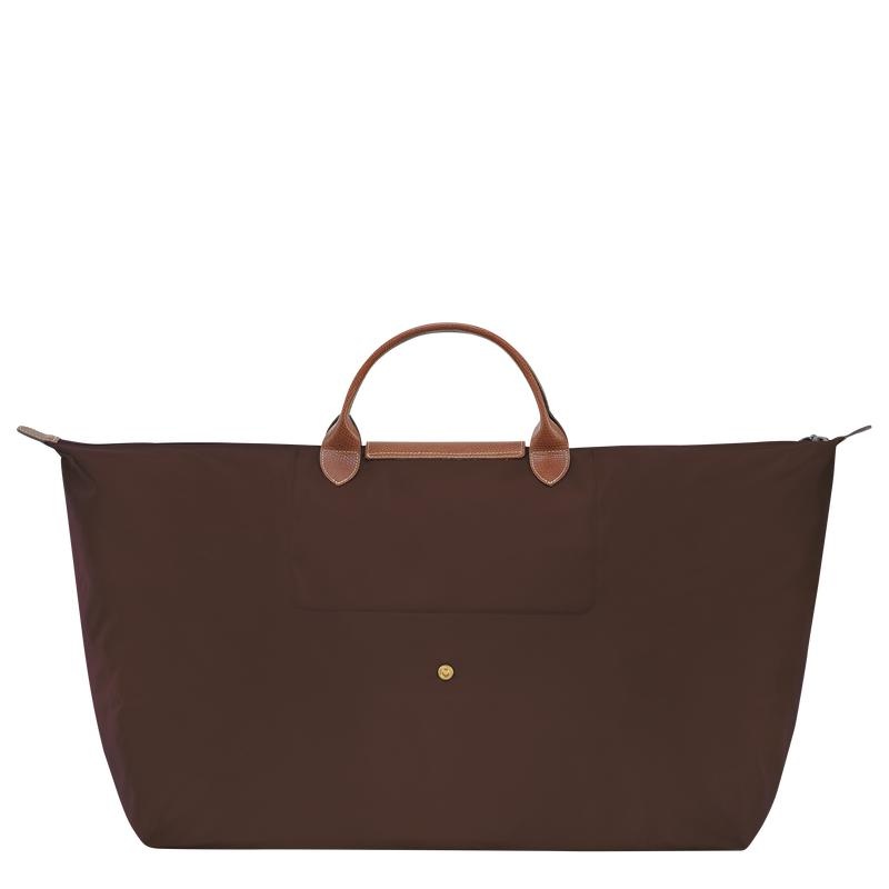 Borse Da Viaggio Donna Longchamp Le Pliage Original M Marroni | QDINJ-0351