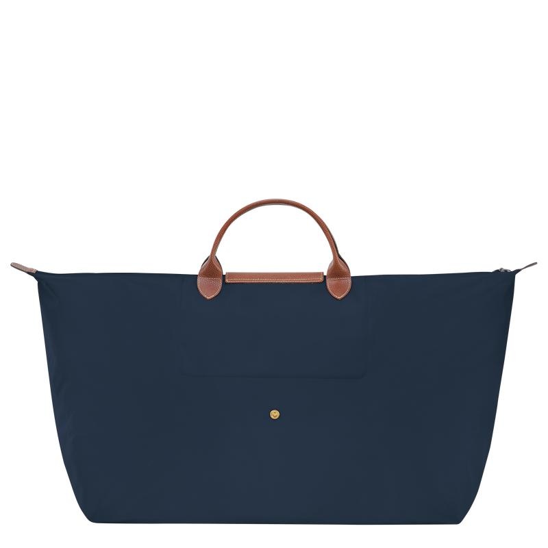 Borse Da Viaggio Donna Longchamp Le Pliage Original M Blu Marino | GWOJY-5710