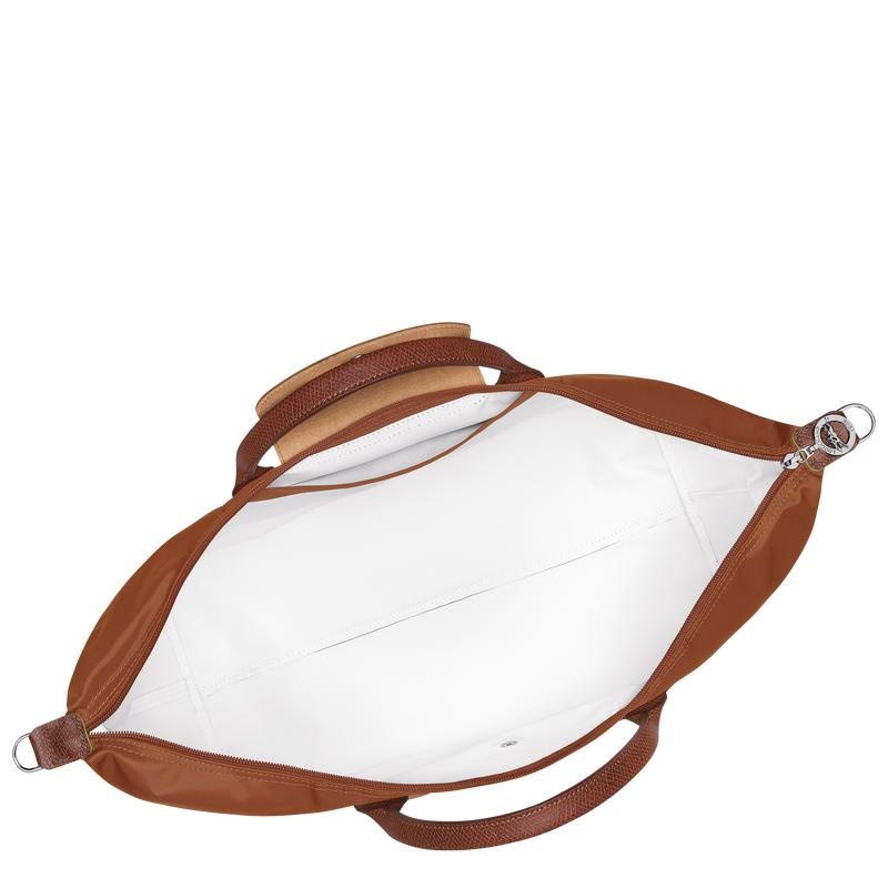 Borse Da Viaggio Donna Longchamp Le Pliage Green expandable Marroni | RUTOM-6973