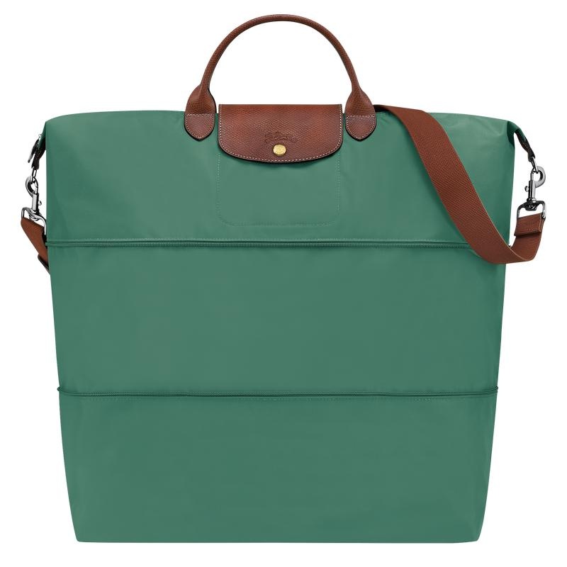 Borse Da Viaggio Donna Longchamp Le Pliage Original expandable Verdi | NKWYR-0592