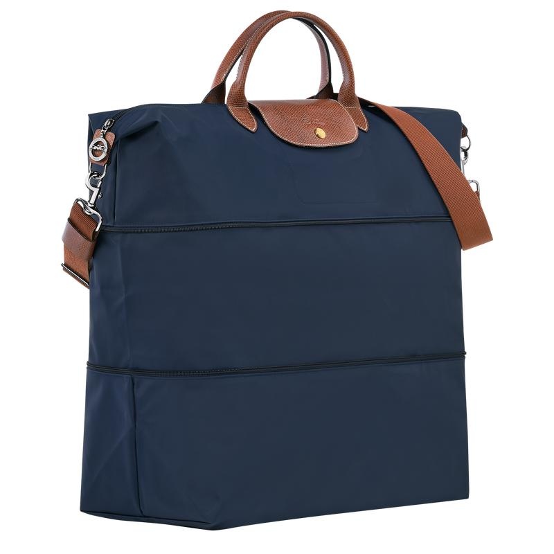 Borse Da Viaggio Donna Longchamp Le Pliage Original expandable Blu Marino | TPBFD-9028