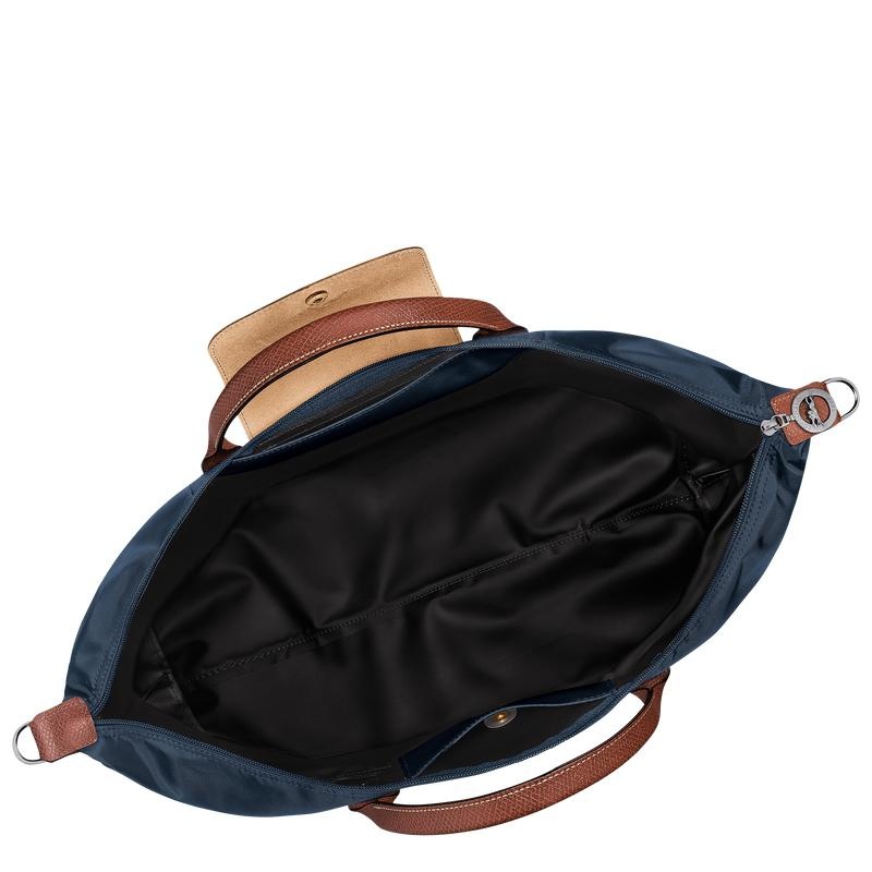 Borse Da Viaggio Donna Longchamp Le Pliage Original expandable Blu Marino | TPBFD-9028