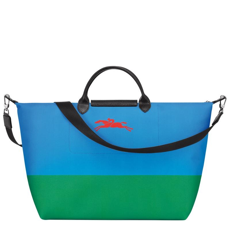 Borse Da Viaggio Donna Longchamp x Robert Indiana Red/Navy | RCYHM-9542