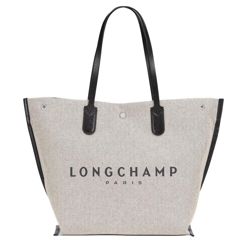 Borse Tote Donna Longchamp Essential L Bianche | MURHI-9623