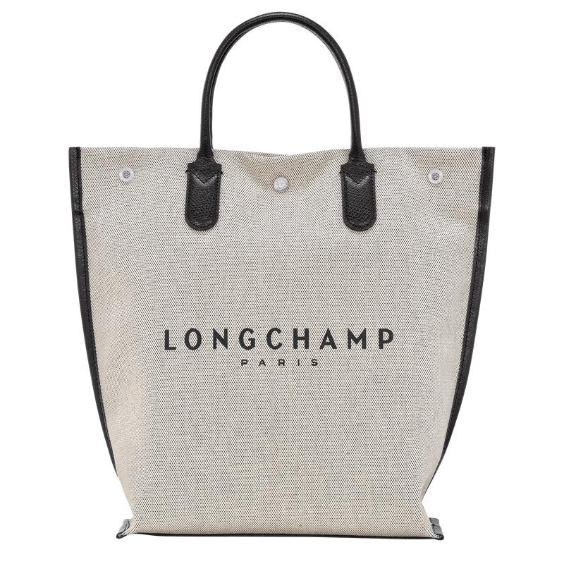 Borse Tote Donna Longchamp Essential M Bianche | AXJFC-8527