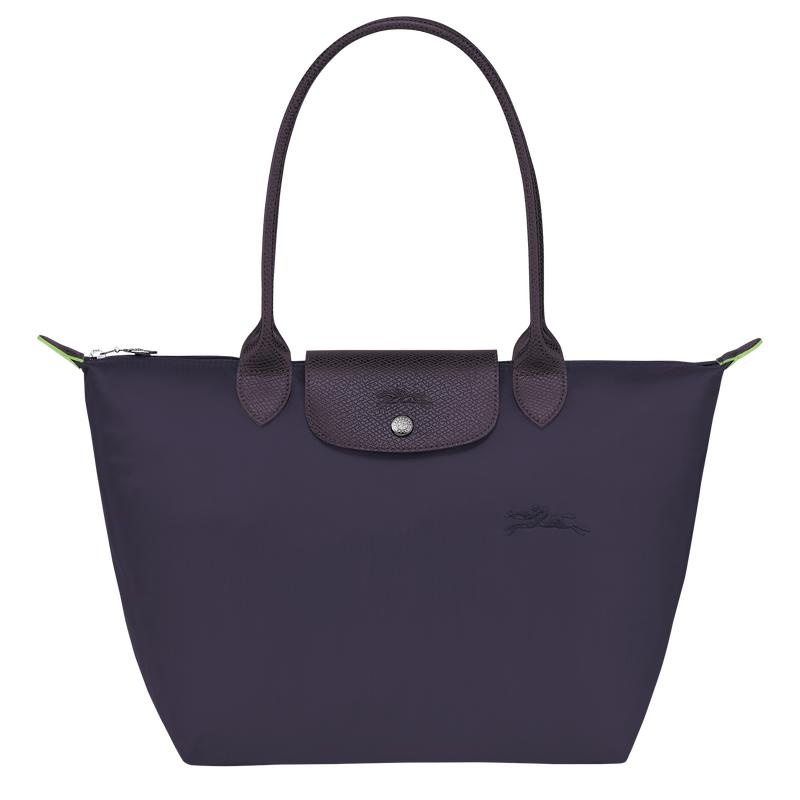 Borse Tote Donna Longchamp Le Pliage Green M Viola | JCMPY-8194