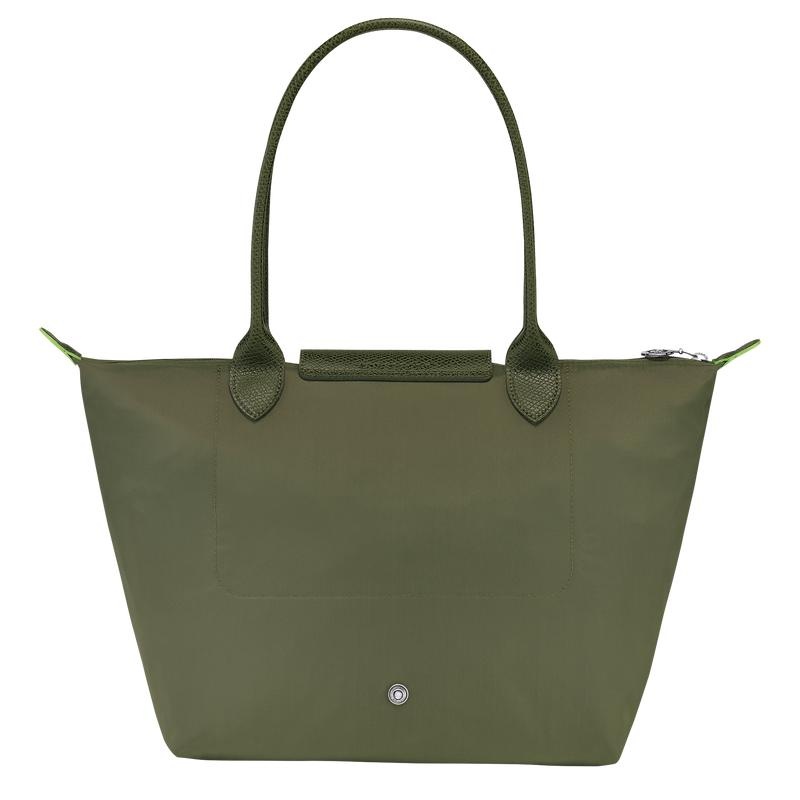 Borse Tote Donna Longchamp Le Pliage Green M Verdi | KLTPJ-1054