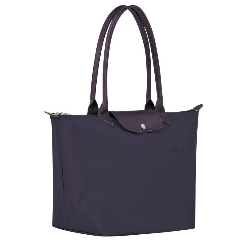 Borse Tote Donna Longchamp Le Pliage Green L Viola | RYEWD-8569