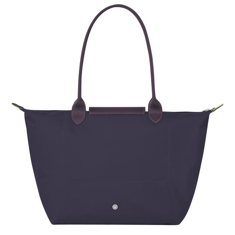 Borse Tote Donna Longchamp Le Pliage Green L Viola | RYEWD-8569