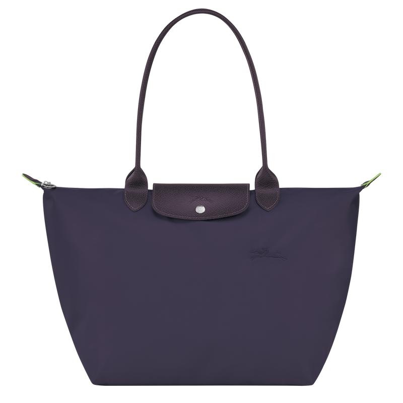 Borse Tote Donna Longchamp Le Pliage Green L Viola | RYEWD-8569