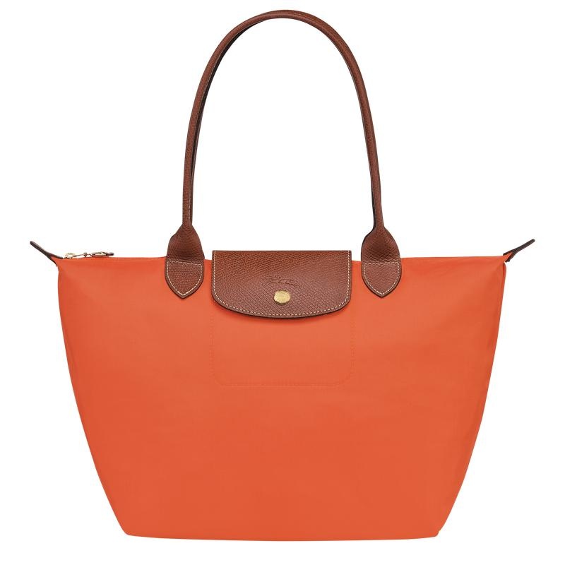 Borse Tote Donna Longchamp Le Pliage Original M Arancioni | TKZPC-7592