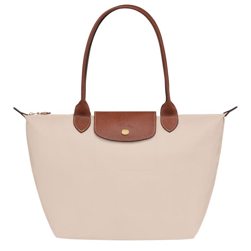 Borse Tote Donna Longchamp Le Pliage Original M Bianche | HLTGN-6305