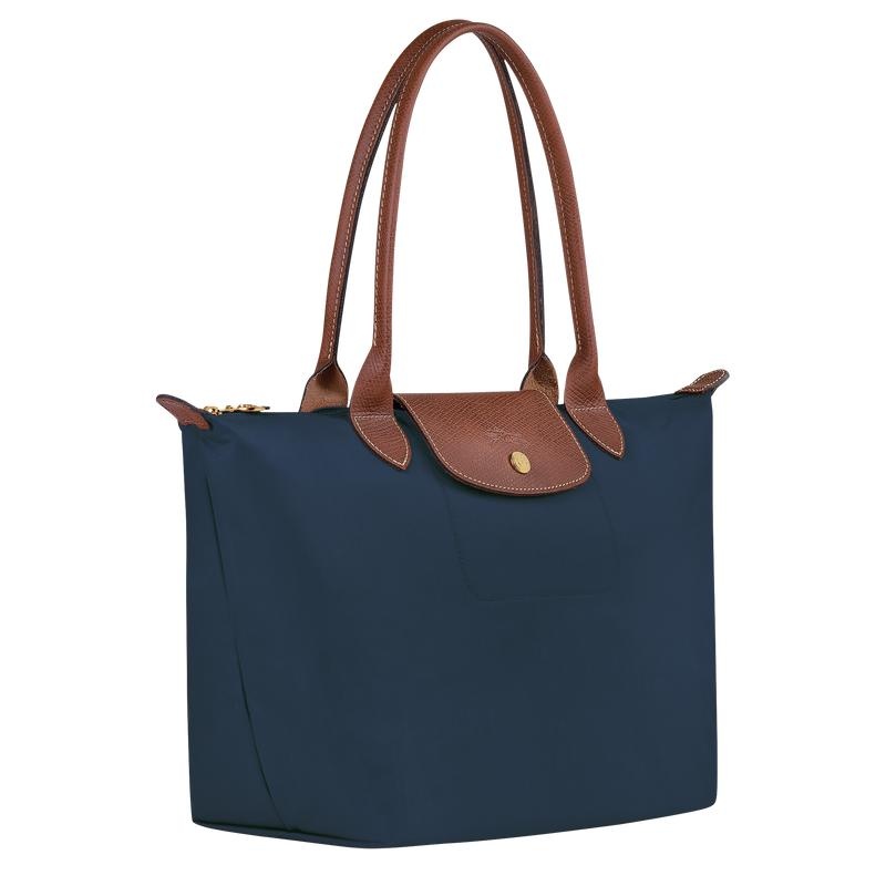 Borse Tote Donna Longchamp Le Pliage Original M Blu Marino | FYCGE-0532