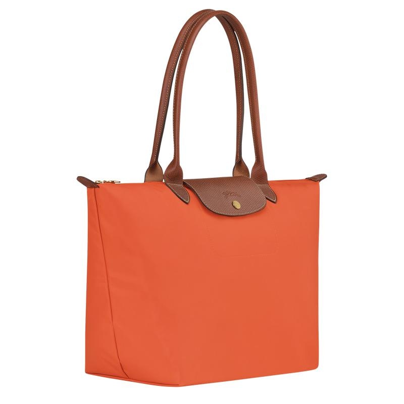 Borse Tote Donna Longchamp Le Pliage Original L Arancioni | CWQTA-1426