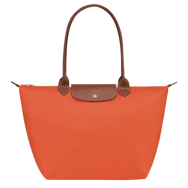 Borse Tote Donna Longchamp Le Pliage Original L Arancioni | CWQTA-1426