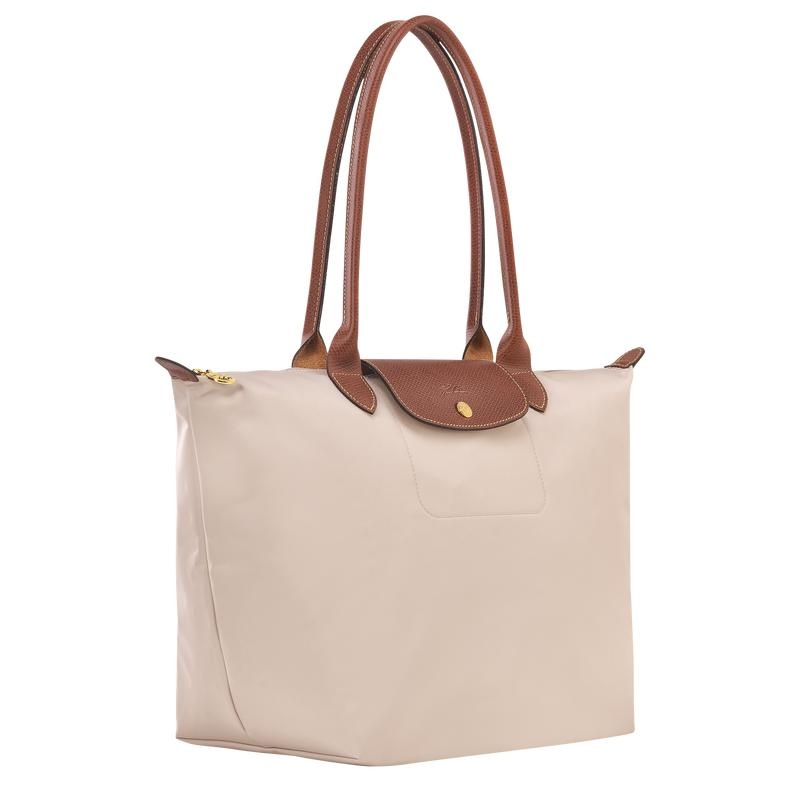 Borse Tote Donna Longchamp Le Pliage Original L Bianche | XNDYF-9532