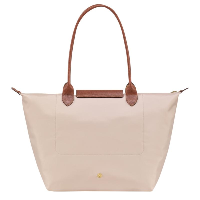 Borse Tote Donna Longchamp Le Pliage Original L Bianche | XNDYF-9532