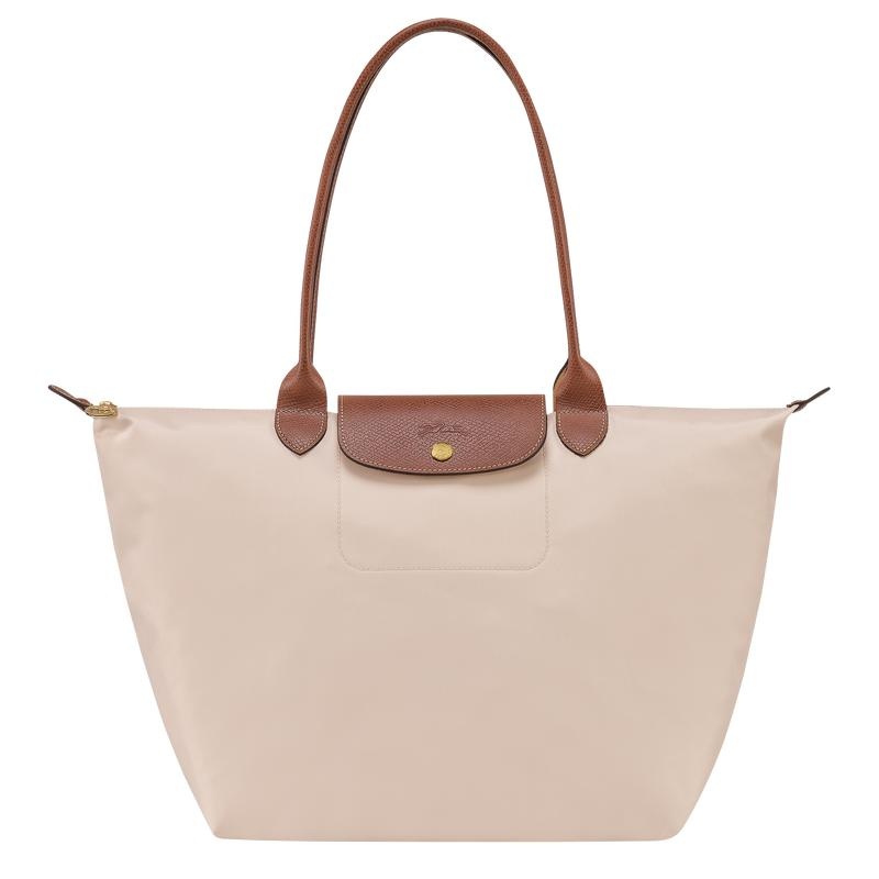 Borse Tote Donna Longchamp Le Pliage Original L Bianche | XNDYF-9532