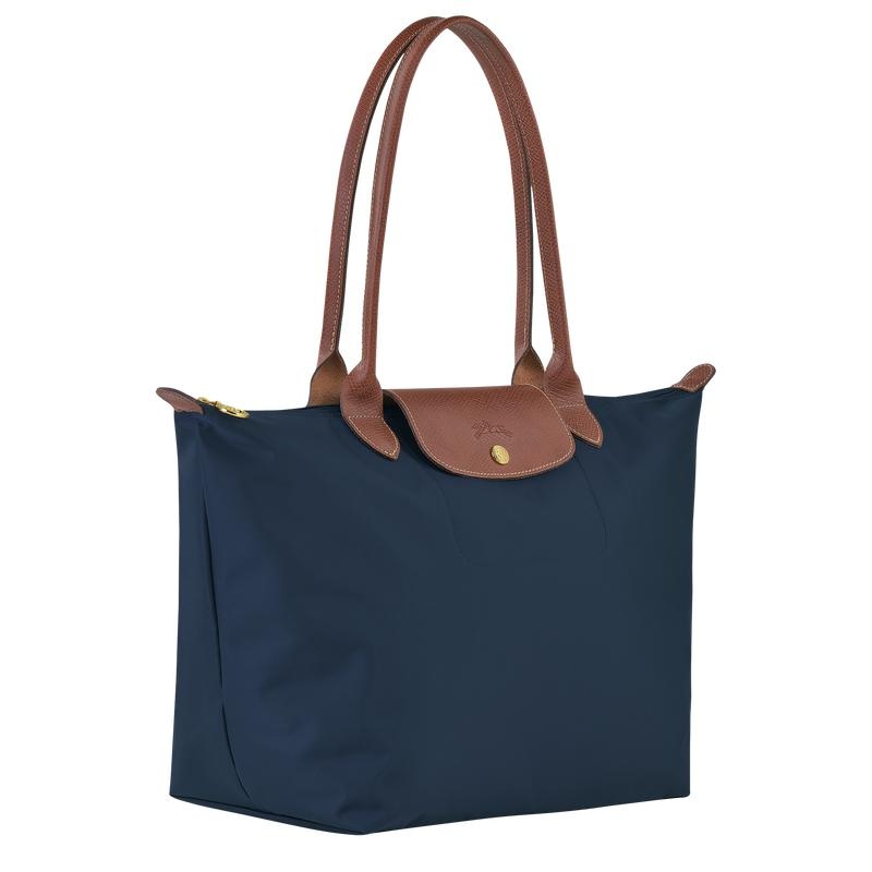 Borse Tote Donna Longchamp Le Pliage Original L Blu Marino | BZNFV-0268