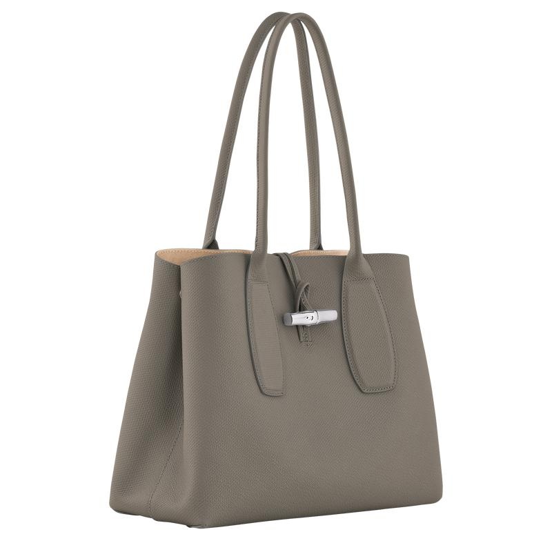 Borse Tote Donna Longchamp Roseau L Grigie | TJEAQ-7580