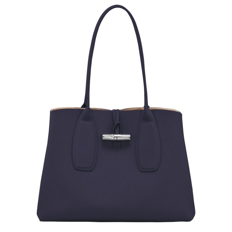 Borse Tote Donna Longchamp Roseau L Viola | FHDPM-7235