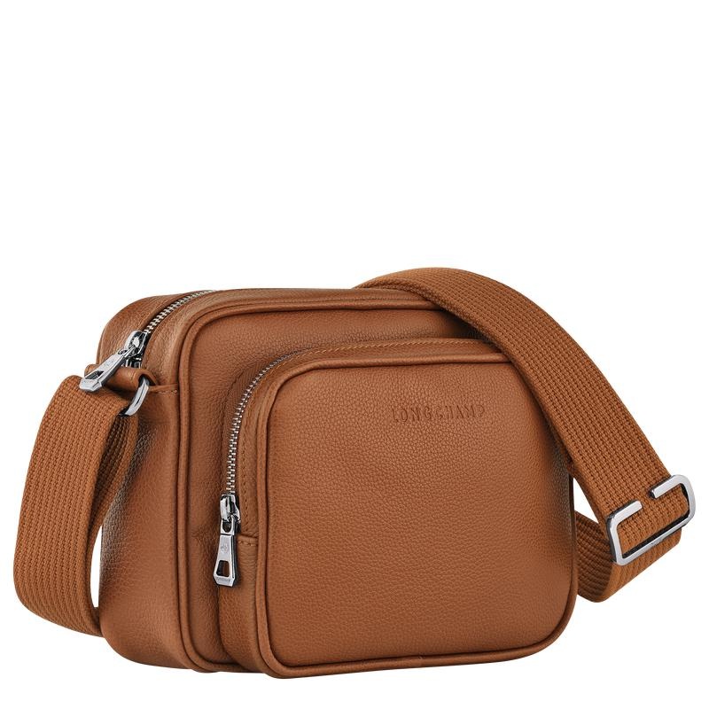 Camera Bag Uomo Longchamp Le Foulonné S Marroni | VWUMF-7184