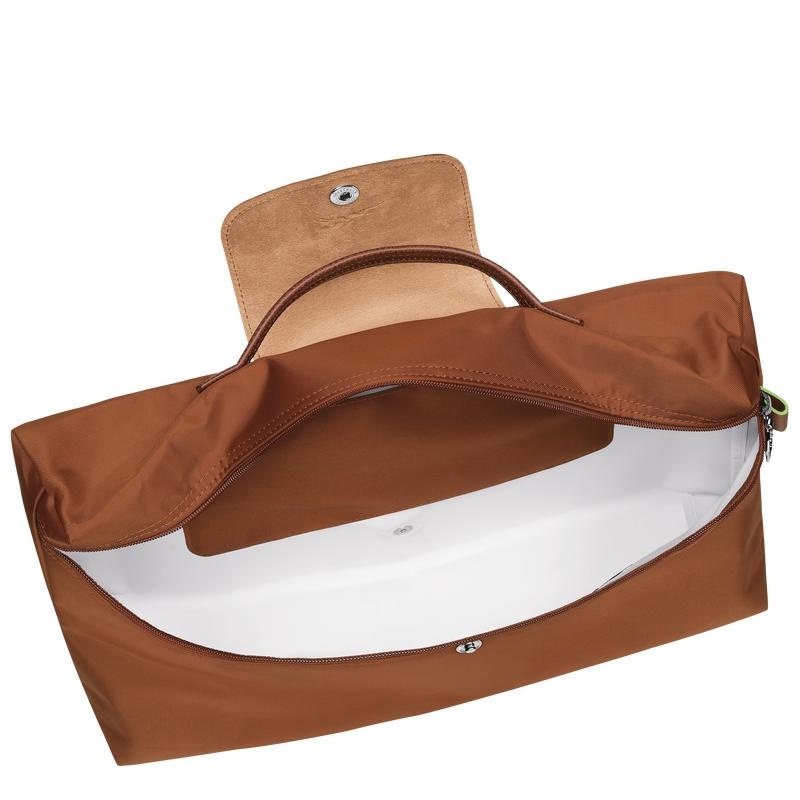 Cartella Donna Longchamp Le Pliage Green S Marroni | AEGDK-8579