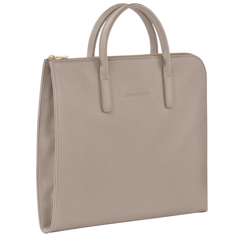 Cartella Uomo Longchamp Le Foulonné S Grigie | HSMND-5014