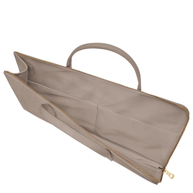 Cartella Uomo Longchamp Le Foulonné S Grigie | HSMND-5014