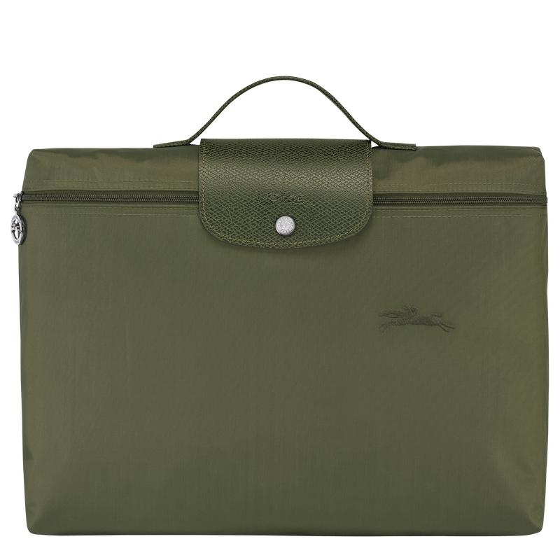 Cartella Uomo Longchamp Le Pliage Green S Verdi | YPADQ-9560